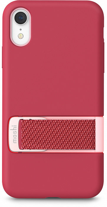 Чехол Moshi Capto для iPhone XR Pink  Ремешок MultiStrap • Накладки на кнопки • Не влияет на процесс беспроводной подзарядки