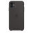 Силиконовый чехол Apple Silicone Case Black (Черный) для iPhone 11  - Силиконовый чехол Apple Silicone Case Black (Черный) для iPhone 11
