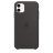 Силиконовый чехол Apple Silicone Case Black (Черный) для iPhone 11  - Силиконовый чехол Apple Silicone Case Black (Черный) для iPhone 11