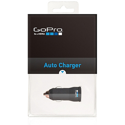 Автомобильное зарядное устройство GoPro Auto Charger ACARC-001  Автомобильная зарядка GoPro от прикуривателя • можно заряжать сразу 2 камеры • для всех камер GoPro