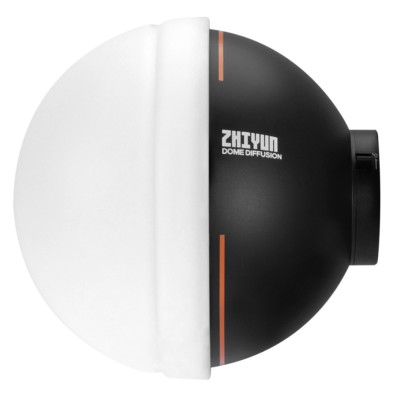 Рефлектор Zhiyun с рассеивателем для осветителей Molus G60 и X100 (EX1H03)  Материал алюминий • Тип модификатора - рефлектор • Цвет серебристый