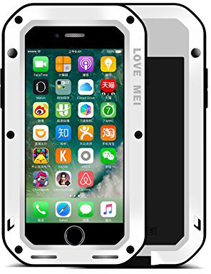 Противоударный чехол Love Mei Powerful White для iPhone 8/7Plus  Противоударный чехол с защитой от влаги и пыли для iPhone 8/7 Plus