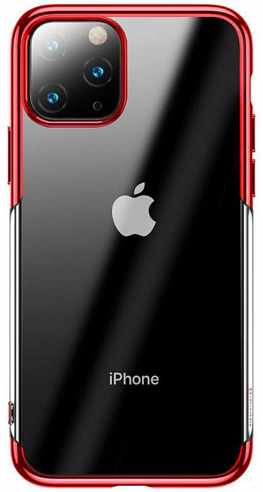 Чехол Baseus Shining Case Red для iPhone 11 Pro Max  Прочный и гибкий TPU • Малая толщина • Стильный дизайн • Усиленные углы