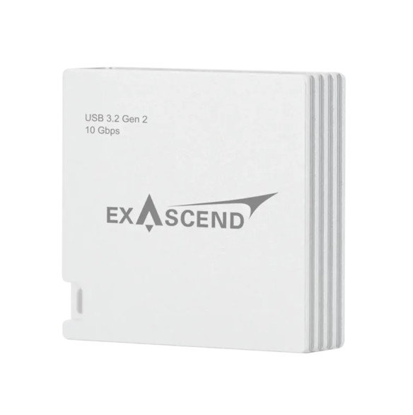 Картридер Exascend Essential 4-in-1 CFexpress Type B, SDXC/SDHC, SD Express  Подключение USB, Type-C • Поддержка карт памяти
SD, micro SD, CFexpress B, SD Express • Передача данных (макс) 10 Гб/с • Температурный диапазон от -10°С до 50°С • Особенности конструкции магнитное крепление