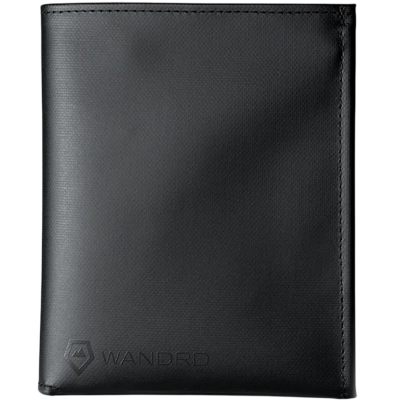 Кошелёк WANDRD Travel Wallet Чёрный  RFID карман • Потайной карман: AirTag
