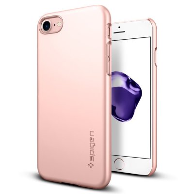 Клип-кейс Spigen для iPhone 8/7 Thin Fit Rose Gold 042CS20429