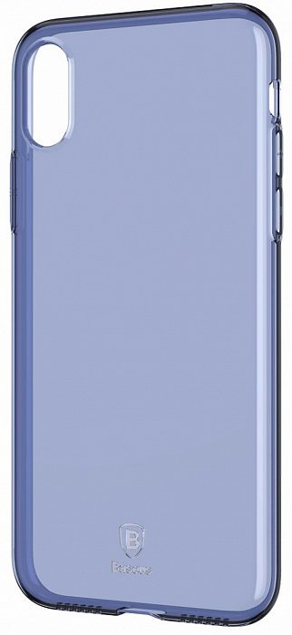 Чехол Baseus Simple Series Case Transparent Blue для iPhone X/XS  Прозрачный чехол • Стильный внешний вид • Качественные материалы
