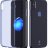 Чехол Baseus Simple Series Case Transparent Blue для iPhone X/XS  - Чехол Baseus Simple Series Case Transparent Blue для iPhone X/XS 