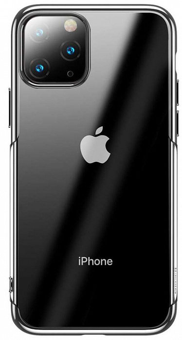 Чехол Baseus Shining Case Silver для iPhone 11 Pro Max  Прочный и гибкий TPU • Малая толщина • Стильный дизайн • Усиленные углы