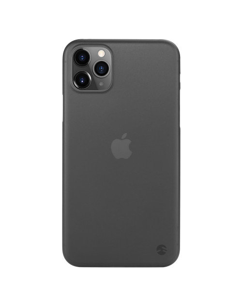 Чехол SwitchEasy 0.35 Transparent Black (Затемненный) для iPhone 11 Pro Max  Ультратонкий тонкий • Не оставляет отпечатков пальцев • Защита на 360°