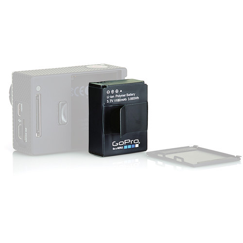 Аккумулятор для GoPro HERO3+ / HERO3 Rechargeable Battery AHDBT-302  Оригинальный аккумулятор для GoPro HERO 3/3+ • емкость 1180 мА