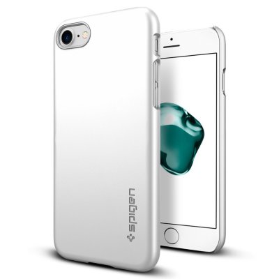 Клип-кейс Spigen для iPhone 8/7 Thin Fit Satin Silver 042CS20733