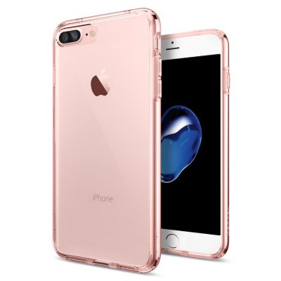 Чехол Spigen для iPhone 8/7 Plus Ultra Hybrid Rose Crystal 043CS20549  Чехол с прозрачной задней панелью и защитным бампером