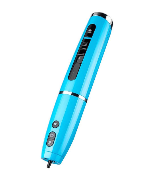 3D ручка Future Make Polyes Q1 Blue  Революционный холодный принцип работы • Абсолютно безопасна для детей • Встроенный аккумулятор и дисплей • Заправка фотополимерами • Высокое качество изготовления