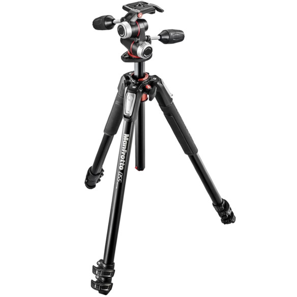 Штатив Manfrotto с трёхосевой головой 3W  Тип штативной головы: 3х осевая • Основание штатива плоское • Количество секций 3 • Максимальная нагрузка 8 кг • Имеет крепление 3/8"