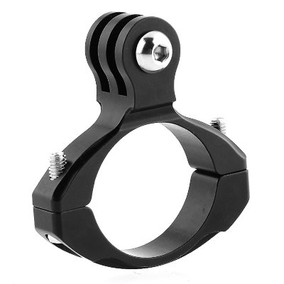Алюминиевое крепление для GoPro на руль велосипеда Clamp Mount (диаметр 31.8 мм)  Устанавливается на руль, велосипед или трубы диаметром 31.8 мм • сделано из прочного алюминия • подходит для всех камер GoPro
