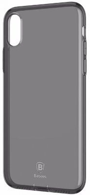 Чехол Baseus Simple Series CasePluggy Transparent Black для iPhone X/XS