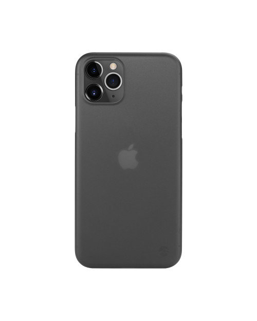 Чехол SwitchEasy 0.35 Transparent Black (Затемненный) для iPhone 11 Pro  Ультратонкий тонкий • Не оставляет отпечатков пальцев • Защита на 360°