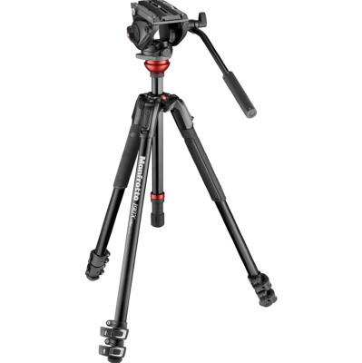 Штатив Manfrotto 190XV с головой MVH500AH