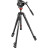 Штатив Manfrotto 190XV с головой MVH500AH  - Штатив Manfrotto 190XV с головой MVH500AH 