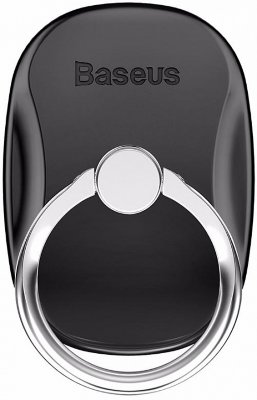 Кольцо-держатель для iPhone и любых телефонов Baseus Multifunctional Ring Bracket Black (SUMR-01)  Держатель в виде кольца с функцией подставки
