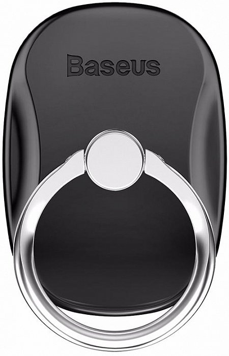 Кольцо-держатель для iPhone и любых телефонов Baseus Multifunctional Ring Bracket Black (SUMR-01)  Держатель в виде кольца с функцией подставки
