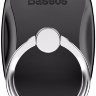 Кольцо-держатель для iPhone и любых телефонов Baseus Multifunctional Ring Bracket Black (SUMR-01)
