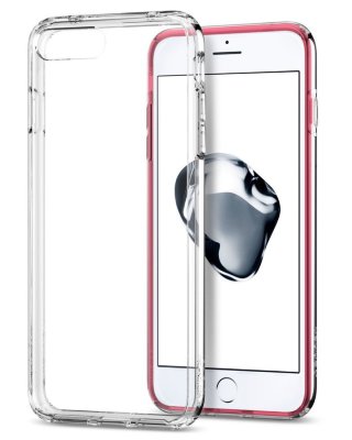 Чехол Spigen для iPhone 8/7 Plus Ultra Hybrid Crystal Clear 043CS20547  Чехол с прозрачной задней панелью и защитным бампером