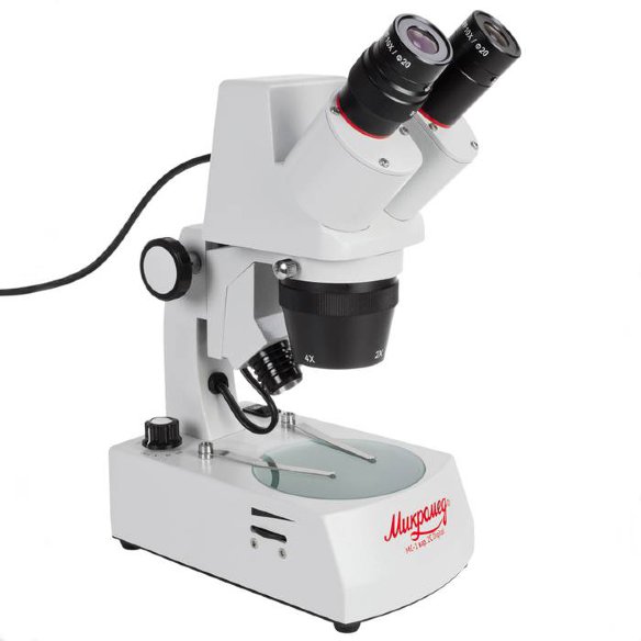 Микроскоп стерео Микромед МС-1 вар.2C Digital  Точная цветопередача • Точный и плавный механизм фокусировки • Различные варианты комплектации позволяют выбрать микроскоп под конкретные задач