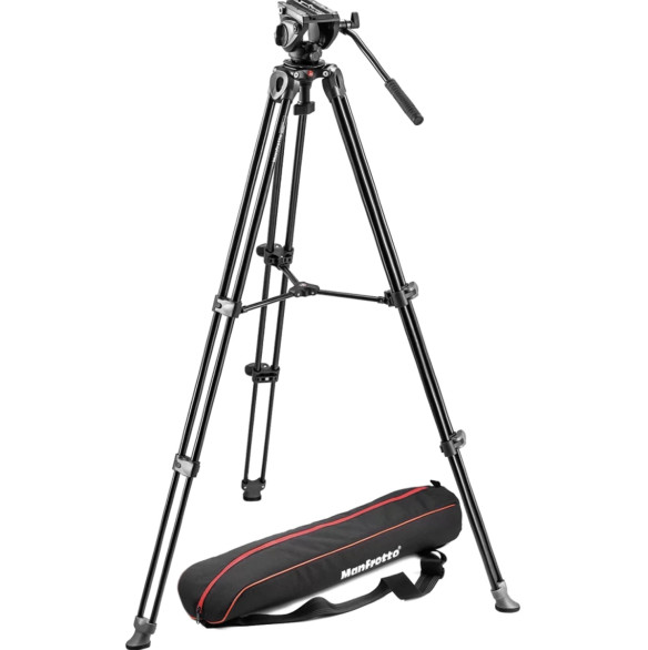Штатив Manfrotto MVT502AM с головой MVH500A  Тип штативной головы: видеоголова • Основание головы
полусфера 60 мм • Наклон 70 ° • Поворот 360 ° • Основание штатива полусфера 75 мм • Быстросъёмная площадка Manfrotto 500PLONG • Количество секций 3 • Максимальная нагрузка
5 кг • Температурный диапазон 60°/-20°C • Совместимость Manfrotto 500HLV • Имеет крепление 1/4", 3/8"