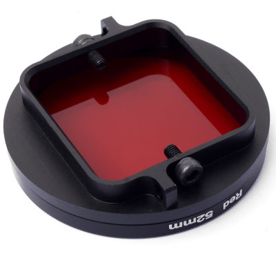 Красный фильтр для GoPro HERO3+ с адаптером для любых фильтров 52мм