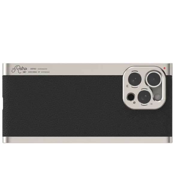 Чехол Fotorgear Retro Kit для iPhone 16 Pro Max  Совместимое устройство iPhone 16 Pro Max • Особенности конструкции
Apple MagSafe • Крепление для мобильной оптики 67мм (адаптер светофильтра), T-mount (байонет для объектива) • Вид чехла накладка • Материал алюминий, пластик