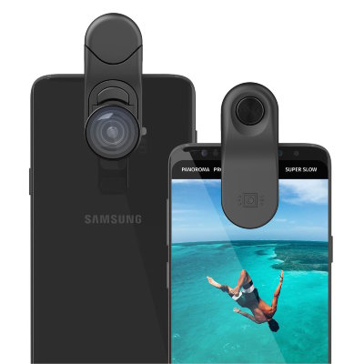 Универсальный набор объективов Olloclip Fisheye + Super-Wide + Macro Essential Lenses для любых телефонов