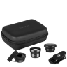 Премиум-набор из 3х объективов Sirui 3-Lens Mobile Phone Kit (Wide 18mm, Portrait 60mm, Fisheye 180º) Black
