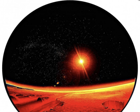 Проекционный диск Sega Homestar для домашнего планетария Марсианский грунт  Подходит для планетариев Homestar Classic, Flux, Earth Theater, R2-D2 EX, Pro 2nd Edition, Pure.