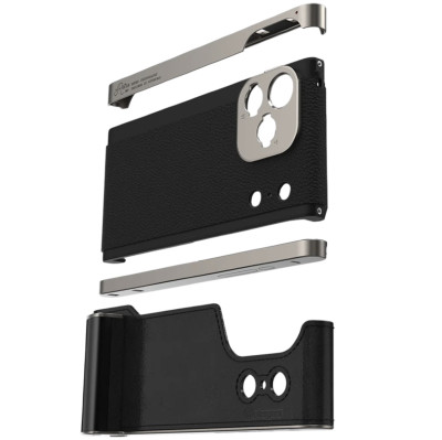 Чехол FotorGear Retro Kit для iPhone 17 Pro  Совместимое устройство iPhone 17 Pro • Особенности конструкции Apple MagSafe • Крепление для мобильной оптики 67мм (адаптер светофильтра), T-mount (байонет для объектива) • Вид чехла накладка • Материал алюминий, пластик