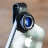 Набор из 4-х объективов Muvit для смартфонов (Polarizer + Fisheye + Macro + Wide)  - Набор из 4-х объективов Muvit для iPhone и других телефонов (polarizer+fisheye+macro+wide)