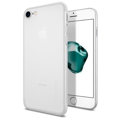 Чехол Spigen для iPhone 8/7 AirSkin Matte-Clear 042CS20487  Самый тонкий и самый прочный чехол от Spigen