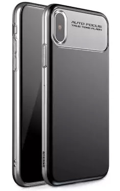 Чехол Baseus Slim Lotus Case Black для iPhone X/XS  Качественная сборка • Защита камеры • Не скользит в руке