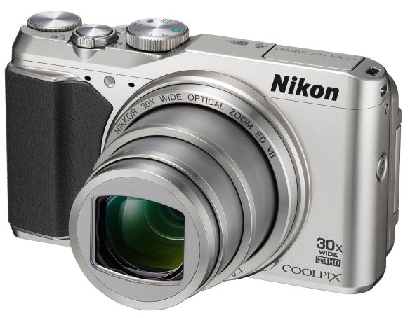 Цифровой фотоаппарат Nikon Coolpix S9900 Silver  Фотокамера с суперзумом • Ретро-дизайн • Матрица 16 МП (1/2.3") • Оптический зум 30x • Поворотный экран 3" • Встроенный GPS, ГЛОНАСС и QZSS • Режим панорамы