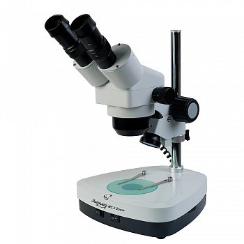 Микроскоп стерео Микромед МС-2-ZOOM вар.1CR  Стереоскопический микроскоп • Для наблюдения объемных и тонких пленочных объектов • Регулировка яркости
