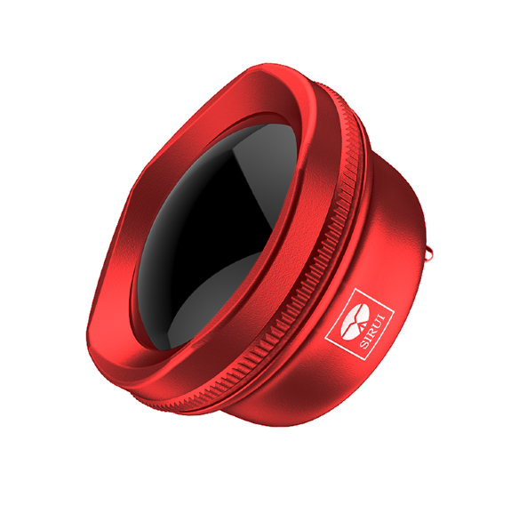 Премиум широкоугольный объектив для смартфона Sirui Wide 18mm v2 Red  Универсальный • Профессиональное качество съемки на смартфон • Подходит для съемки в 4К • Фокусное расстояние: 18 мм (в пересчете по Full Frame) • Угол обзора 95°