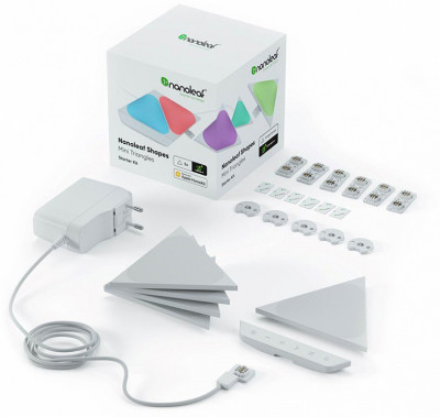 Комплект умных ламп Nanoleaf Shapes Mini Triangles Starter Kits (5 панелей)