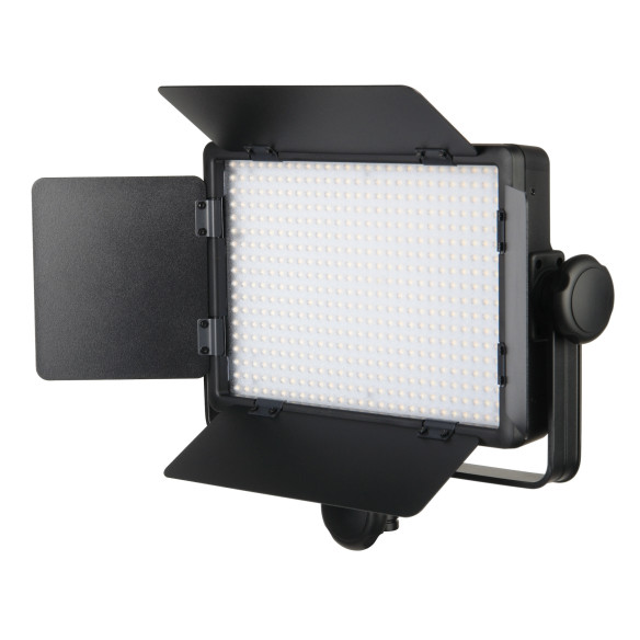 Осветитель Godox LED500W студийный (без пульта)  Вид осветителя: LED-панель • Мощность 32 Вт • Цветовая температура	5600К±300К • Удобная панель управления • Питание от аккумулятора или от сети