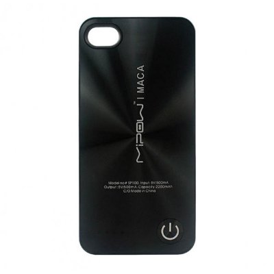 Аккумулятор-чехол для iPhone 4/4S MiPow 2200 mAh Maca SP103A Black